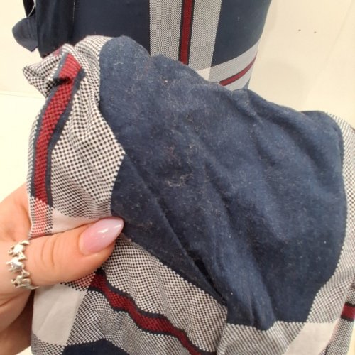 3PC TOMMY HILFIGER COMFORTER SET WITH 2 PILLOW SHAMS - KING - WHITE/NAVY BLUE/RED PLAID (STYLE: 1976202) image 4