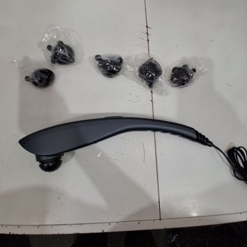 HOMEDICS DEEP TISSUE PERCUSSION MASSAGER WITH 3 SPEEDS - 5 ATTACHMENTS - BLACK (MODEL: HHP-341-4RM) image 3
