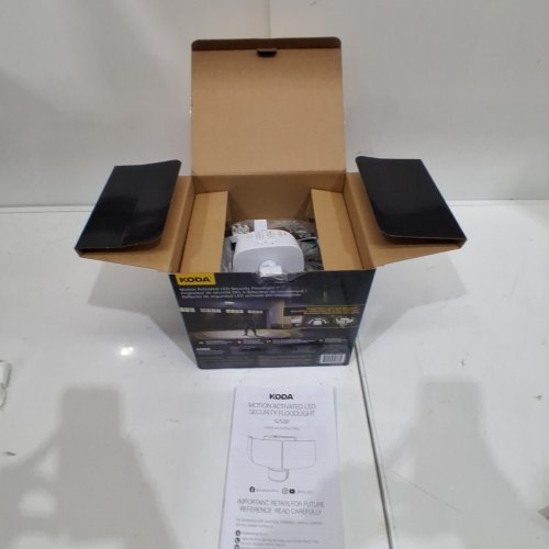 KODA MOTION-ACTIVATED LED SECURITY FLOOD LIGHT - 4800LM - WHITE (MODEL: 1938035/LM030878) image 2