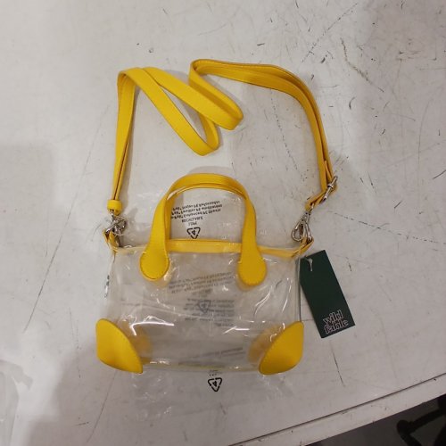 WILD FABLE GAME DAY CLEAR POUCHETTE CROSSBODY BAG - YELLOW image 2