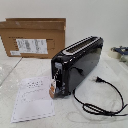SLIM 2-SLICE TOASTER WITH CANCEL, REHEAT & DEFROST- BLACK image 4