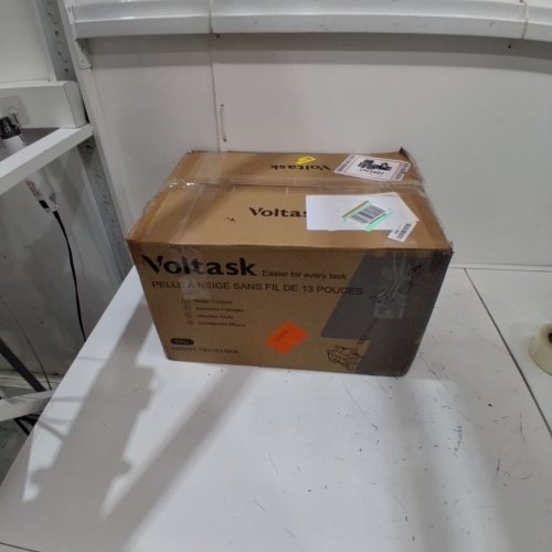 VOLTASK CORDLESS ELECTRIC SNOW SHOVEL with charger and battery - 13" - 24V - BLACK/ORANGE (MODEL: CSS001-130OR-CAVK) image 2