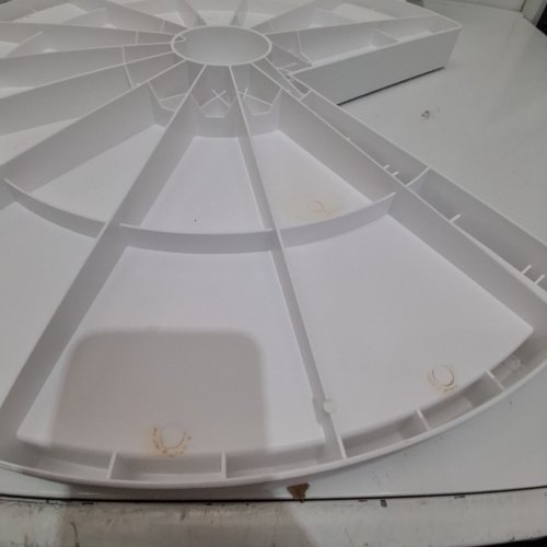 KNAPE & VOGT POLYMER LAZY SUSAN CABINET ORGANISER - 24" - WHITE (MODEL: PKN24ST-W) image 3