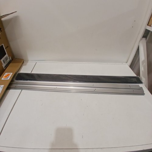 BOTTOM DOOR SWEEP BRUSH - 19.7" - SILVER image 2