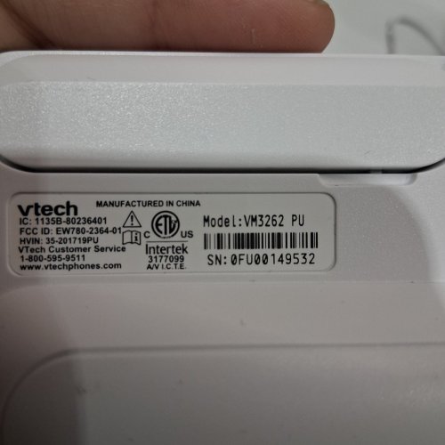 VTECH PAN & TILT 2-WAY TALK VIDEO MONITOR - 2.8" LCD SCREEN (MODEL: VM3262) image 7