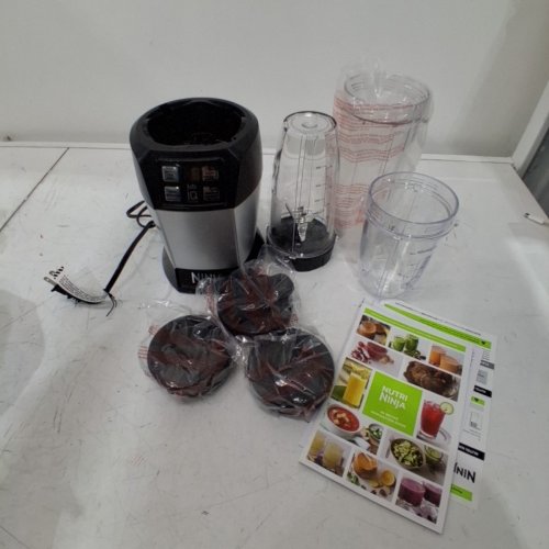 NINJA NUTRI-NINJA AUTO-IQ TECHNOLOGY BLENDER, 18/24/32OZ - 1000W - SILVER (MODEL:BL481C) image 4