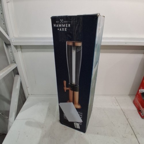 HAMMER AXE BEER TOWER DRINK DISPENSER - 2.6L - BRONZE image 3