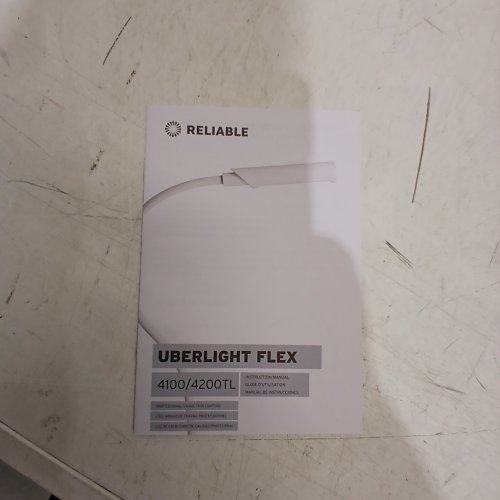 RELIABLE UBERLIGHT FLEX - 4200TL TASK LIGHT - LED PORTABLE DESK LIGHT WITH ROUND BASE - USB CONNECTION - 26.5" FLEXIBLE GOOSENECK - BLACK image 2