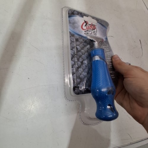 CUDA FISH SKIN GRIPPER TOOL - 6" - BLUE image 3