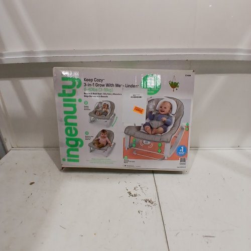 INGENUITY 3-IN-1 GROW WITH ME BOUNCER & ROCKER - 6-40 LBS - NEUTRAL (MODEL: 17499) image 4