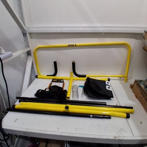 APEX SPORTS VOLLEYBALL SPIKE TRAINER FOR SOLO PRACTICE - BLACK/YELLOW (MODEL: SPIKE TRAINER) image 2