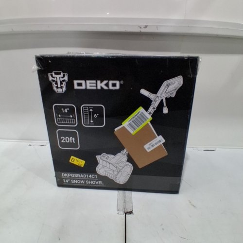 DEKOPRO CORDED ELECTRIC SNOW SHOVEL - 14" SNOW CLEARANCE - 6FT CLEARING DEPTH - 1500W (MODEL: SNOW BLOWER) image 6