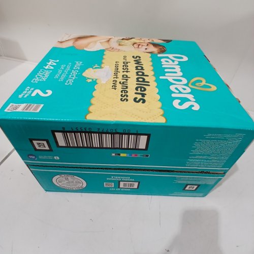 144PK PAMPERS SWADDLERS DISPOSABLE DIAPERS - SIZE 2 (10LBS -22LBS) image 3