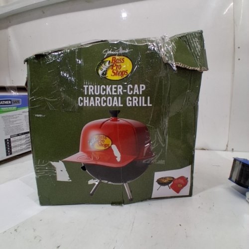 BPS TRUCKER CAP CHARCOAL GRILL - BLACK/RED (MODEL: TG2399301-BA) image 5