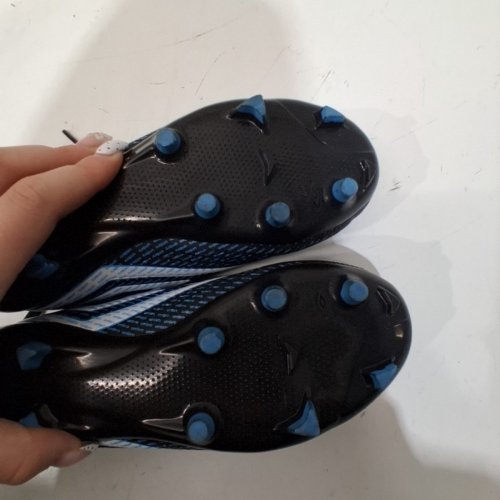 KID'S UMBRO AURORA II SOCCER CLEAT - SIZE 2 - BLUE/BLACK/WHITE (STYLE: 1985170) image 4