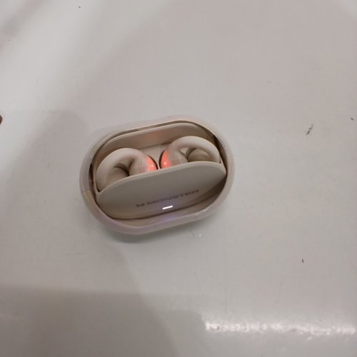 MONSTER WATERPROOF EAR CLIP ROTATING BLUETOOTH OPEN EAR HEADPHONES WITH TOUCH CONTROLS - WHITE (MODEL: AC600/MH22185) image 3