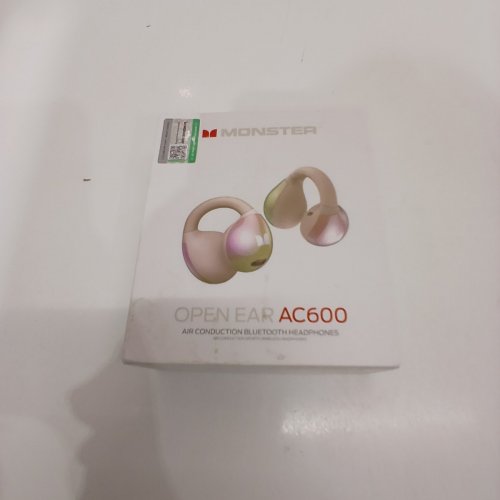 MONSTER WATERPROOF EAR CLIP ROTATING BLUETOOTH OPEN EAR HEADPHONES WITH TOUCH CONTROLS - WHITE (MODEL: AC600/MH22185) image 8