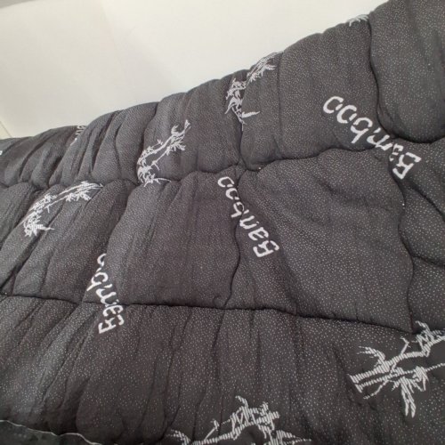 BEDSURE BAMBOO MATTRESS TOPPPER - QUEEN, 60" X 80", 2" THICK - BLACK image 4