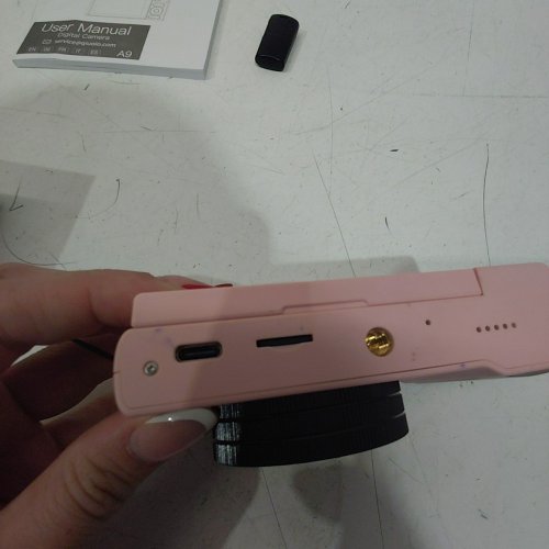 QIUOIO 4 K 16X ZOOM FLIP SCREEN COMPACT DIGITAL CAMERA - PINK image 4
