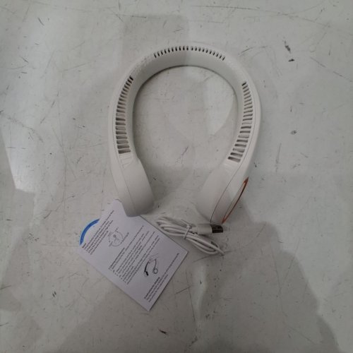 GAIATOP PORTABLE RECHARGEABLE NECK FAN - WHITE (MODEL:M5) image 3