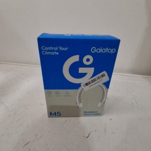 GAIATOP PORTABLE RECHARGEABLE NECK FAN - WHITE (MODEL:M5) image 4