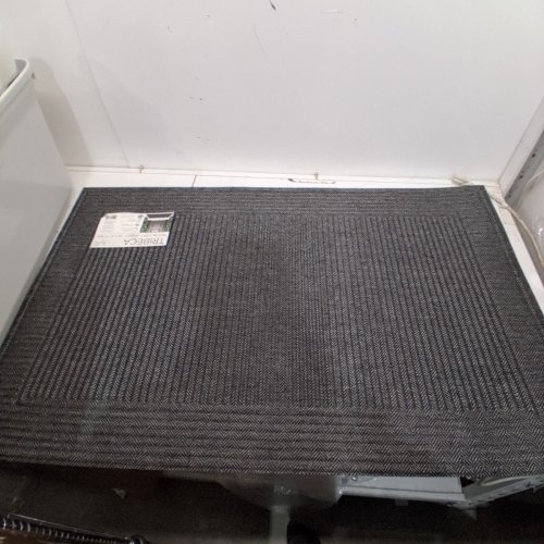 TRIBECA INDOOR/OUTDOOR MAT - 30" X 47" - GREY/BLACK (MODEL: 1890009) image 2