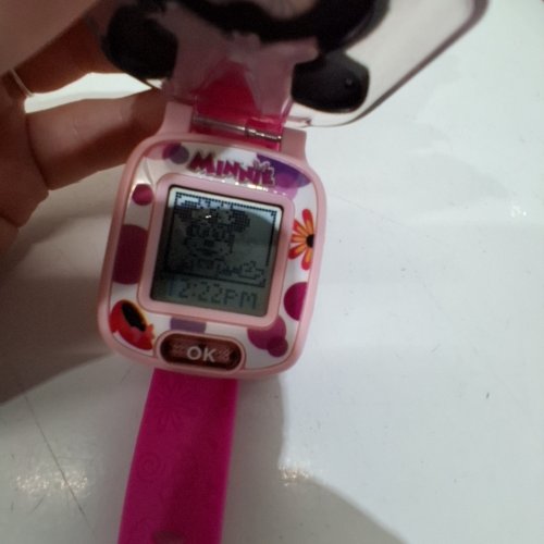 KIDS VTECH DISNEY JUNIOR MINNIE MOUSE LEARNING WATCH - 3+ YEARS - PINK image 2