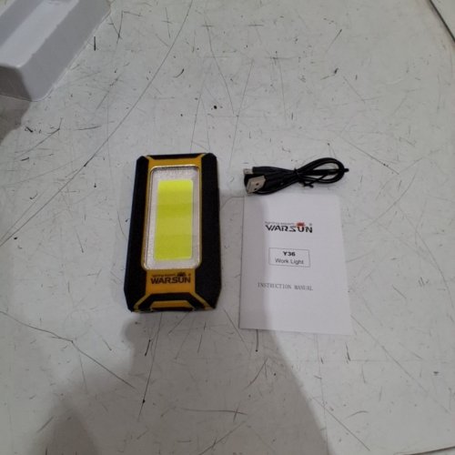 WARSUN WORK LIGHT - BLACK / YELLOW (MODEL: Y36) image 4