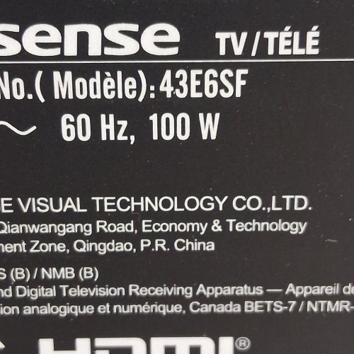 HISENSE E6 SERIES HI-QLED 4K UHD SMART FIRE TV - 43", AI LIGHT SENSOR, VOICE REMOTE WITH ALEXA, HDR 10+ ADAPTIVE - BLACK (MODEL: 43E6SF) image 10