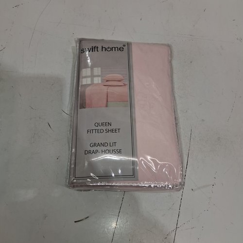 SWIFT HOME SUPER SOFT MICROFIBER FITTED SHEET - QUEEN SIZE - PINK image 3