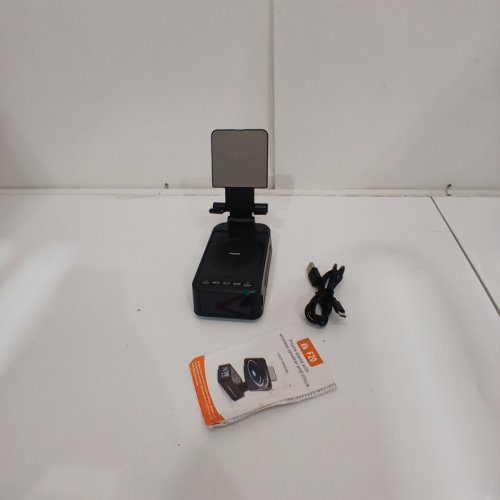 IFKOO BLUETOOTH PHONE STAND WITH WIRELESS SPEAKER & CLOCK - 5V 2A - BLACK (MODEL: F20) image 4