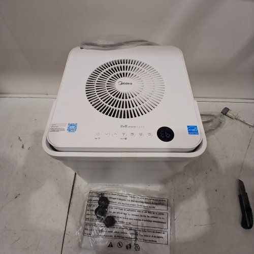 MIDEA CUBE 50 PINT SMART WIFI DEHUMIDIFIER - 4,500 SQ. FT - WHITE (MODEL: MAD50S1QWT-A) image 2