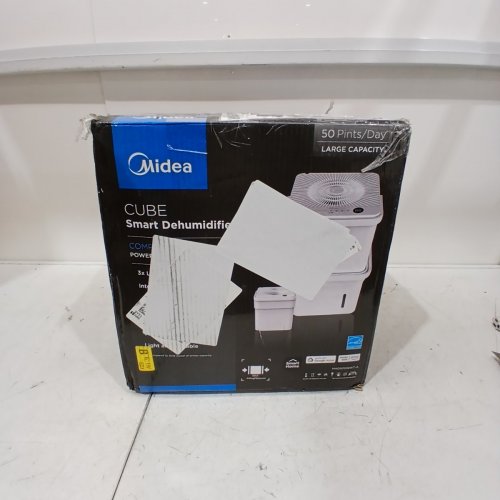 MIDEA CUBE 50 PINT SMART WIFI DEHUMIDIFIER - 4,500 SQ. FT - WHITE (MODEL: MAD50S1QWT-A) image 10