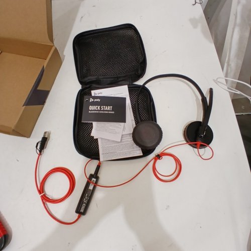 POLY BLACKWIRE WIRED HEADSET - USB-C - BLACK (MODEL: 9P7X5AA) image 3