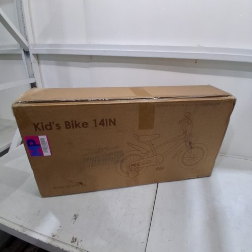 NAIPO KID'S 2-IN-1 BIKE WITH DETACHABLE TRAINING WHEELS - AGES 3 TO 6 - 14" - BLUE (MODEL: KB-WY014) image 2