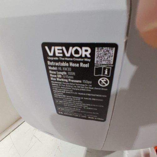RETRACTABLE HOSE REEL - 100FT X 1/2" - GREY (MODEL: HL-XW30) image 4