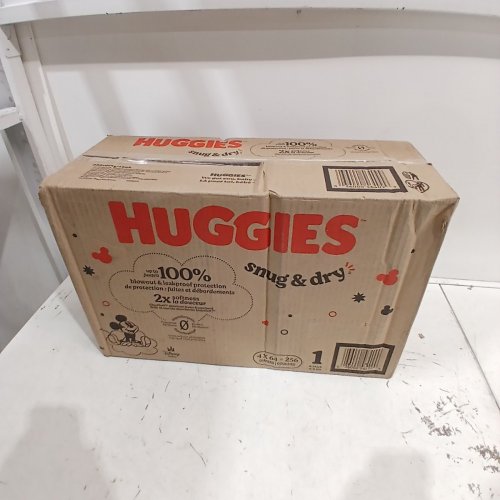 256PK HUGGIES SNUG & DRY BABY DIAPERS - SIZE 1 image 2