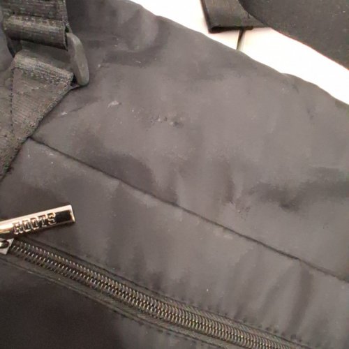 ROOTS RECYCLED FABRIC ZIPPERED OVERNIGHT DUFFLE BAG - 16” - BLACK (MODEL: R1012) image 4