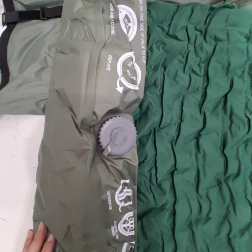SUGARLAKE GEAR CO. 3D SELF-INFLATING CAMPING SLEEPING PAD - 300LB CAP - 77.9" X 26.7" X 4" - GREEN (MODEL: 1996815) image 3