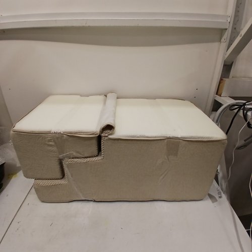 EHEYCIGA PET STAIRS 4 STEP - 24"X15"X18"- BEIGE image 4