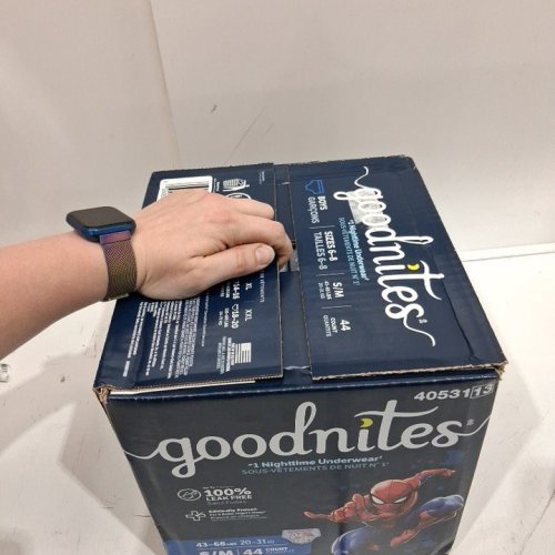 44PK GOODNITES BOYS' DISPOSABLE NIGHTTIME UNDERWEAR - S/M - SPIDERMAN image 5