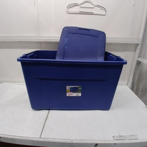 STERILITE STORAGE TOTE - 132 L - BLUE image 3