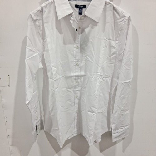 WOMEN'S CHAPS LONG SLEEVE BUTTON-DOWN TOP - LARGE - WHITE (STYLE: CW34LW200W) image 2