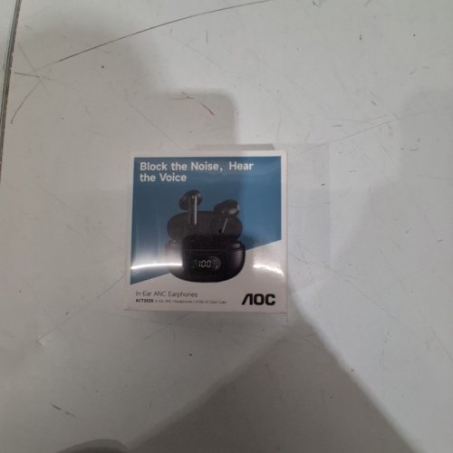 AOC IN-EAR BLUETOOTH ANC EARPHONES WITH CHARGING CASE - BLACK (MODEL: ACT2525) image 2