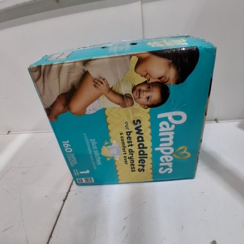 160PK PAMPERS SWADDLERS DIAPERS - SIZE 1 - 8-14LB image 4