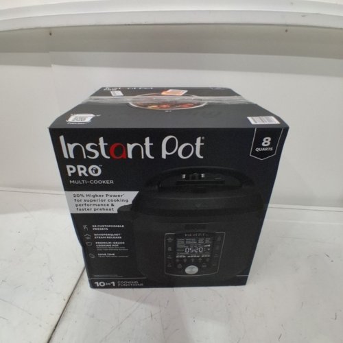 INSTANT POT PRO 10-IN-1 PRESSURE COOKER - 8QT - BLACK - (MODEL:113-0044-01) image 8