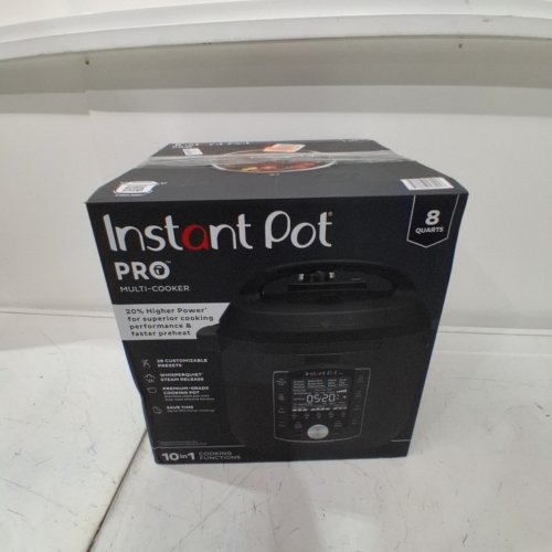 INSTANT POT PRO 10-IN-1 PRESSURE COOKER - 8QT - BLACK - (MODEL:113-0044-01) image 9