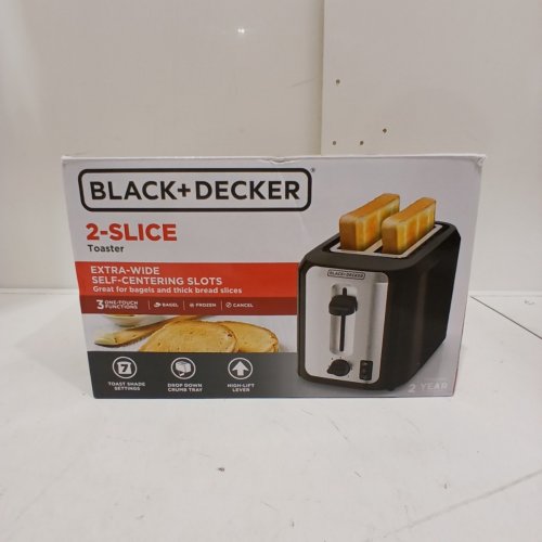 BLACK+DECKER 2-SLICE COUNTERTOP TOASTER - BLACK (MODEL: TR7827-18DC) image 6