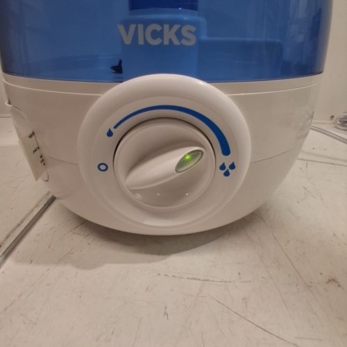 VICKS FILTER-FREE / AUTO SHUT-OFF / ULTRASONIC COOL MIST HUMIDIFIER WITH VARIABLE OUTPUT CONTROL - 4.5L - WHITE/BLUE (MODEL: V4600-CAN) image 2