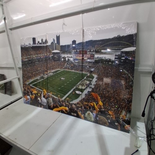 3PC PITTSBURGH STEELERS FOOTBALL STADIUM WALL ART 36" X 16" - MULTICOLOUR image 3